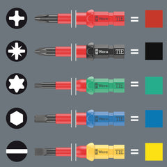 Wera | Kraftform Kompakt VDE | Interchangeable Extra-Slim Torque (1.2-3.0Nm) "Tool Finder" Screwdriver Set 16pc