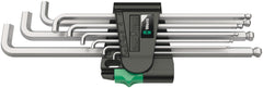 Wera | Hex Plus 05073594001 | Chrome L-Key Set 9pc