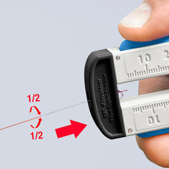 Knipex | 12 85 110 SB | Fibre Optic Stripping Tool (Carded)
