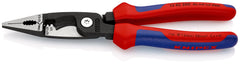 13 82 200 | Electrical Installation Pliers | Multi-Component Handle | Black Atramentized - 200mm