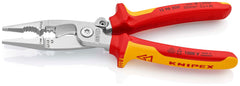 13 96 200 | VDE Electrical Installation Pliers | Multi-Component Handle | Chrome Plated - 200mm