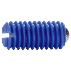 Halder | 22040 | Spring Plunger w/ Ball & Slot | Stainless Steel Ball | Pack of 10 - (Various Diameters)