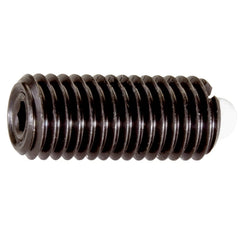 Halder | 22060 | Spring Plunger w/ Thermoplastic Ball & Internal Hexagon | Standard | Steel | Pack of 10 - (Various Diameters)