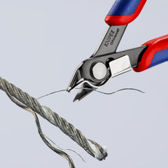 78 91 125 | Electronics Super Knips® (with Very Small Bevel & Lead Catcher) | Multi-Component Handle | Burnished Head / Tool Steel - 125mm