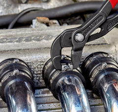 85 51 180 C | Hose "Click" Clamp Pliers | Non-Slip Handle | Grey Atramentized - 180mm