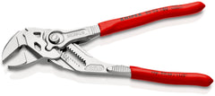 86 03 180 | Pliers Wrench - Dual Use Tool | Coated Handle | Chrome Plated - 180mm
