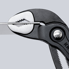 87 02 250 | Cobra® Water Pump Pliers | Multi-Component Handle | Grey Atramentized - 250mm