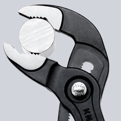 87 02 180 | Cobra® Water Pump Pliers | Multi-Component Handle | Grey Atramentized - 180mm
