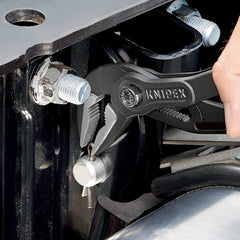 87 51 180 | Cobra® Extra-Slim Water Pump Pliers | Non-Slip Handle | Grey Atramentized - 180mm