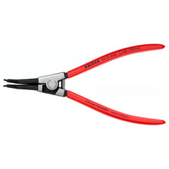 Knipex | 46 31 A32 | 45° Angled Circlip Pliers For External Shafts| Coated Handles | Black Atramentized - 40-100mm