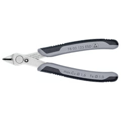 Knipex | 78 03 125 ESD SB | Electronics Super Knips® | Multi-Component Handle | Polished Head / INOX Steel - 125mm