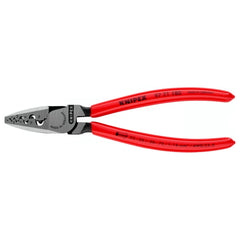 Knipex | 97 71 180 | Wire Ferrules Crimping Pliers | Plastic Coated Handle | 180mm