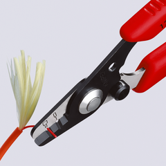 Knipex | 12 82 130 SB | Fibre Optic Wire Stripper - 130mm (Carded)