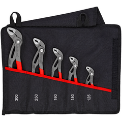 Knipex | 00 19 55 S5 | Cobra® Water Pump Plier Set | 5pc + Tool Roll