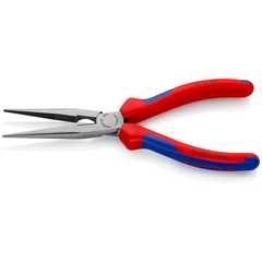 26 12 200 | Snipe Nose Side-Cutting (Stork Beak) Pliers | Multi-Component Handle | Black Atramentized - 200mm