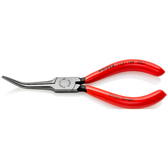 31 21 160 | Flat Needle Nose Pliers | Coated Handle | Black Atramentized - 160mm