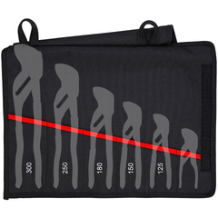 Knipex | 00 19 55 S4 LE | Plier Roll-Up Case (Six-Plier Capacity) | Empty