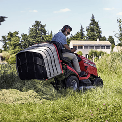 Honda® HF2625HME Premium 48 Inch Cutter Deck Dual Blade Ride on Lawn Mower Tractor with 350L Grass Bag Honda® HF2625HME Premium 48 Inch Cutter Deck Dual Blade Ride on Lawn Mower Tractor with 350L Grass Bag