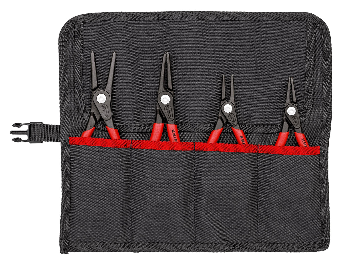 Knipex | 00 19 57 | Precision Circlip Plier Set | 4pc + Tool Roll