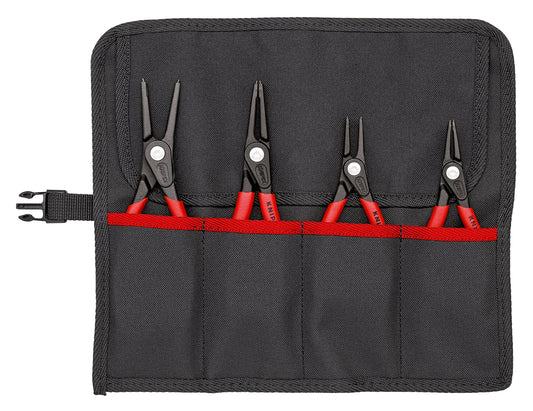 Knipex | 00 19 57 | Precision Circlip Plier Set | 4pc + Tool Roll