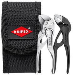 Knipex | 00 20 72 V04 XS | Mini Cobra® XS (100mm) x Pliers Wrench XS (100mm) Set | 2pc + Tool Pouch