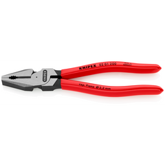 02 01 Series | High-Leverage Combination Pliers | Coated Handle | Black Atramentized - (Various Sizes)