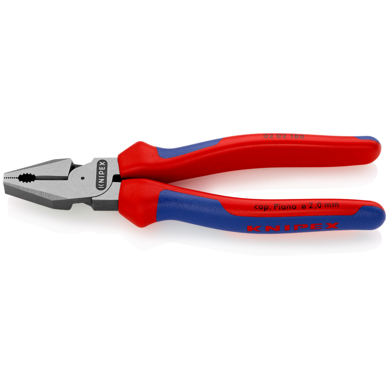 02 02 Series | High-Leverage Combination Pliers | Multi-Component Handle | Black A'tized - (Various Sizes)