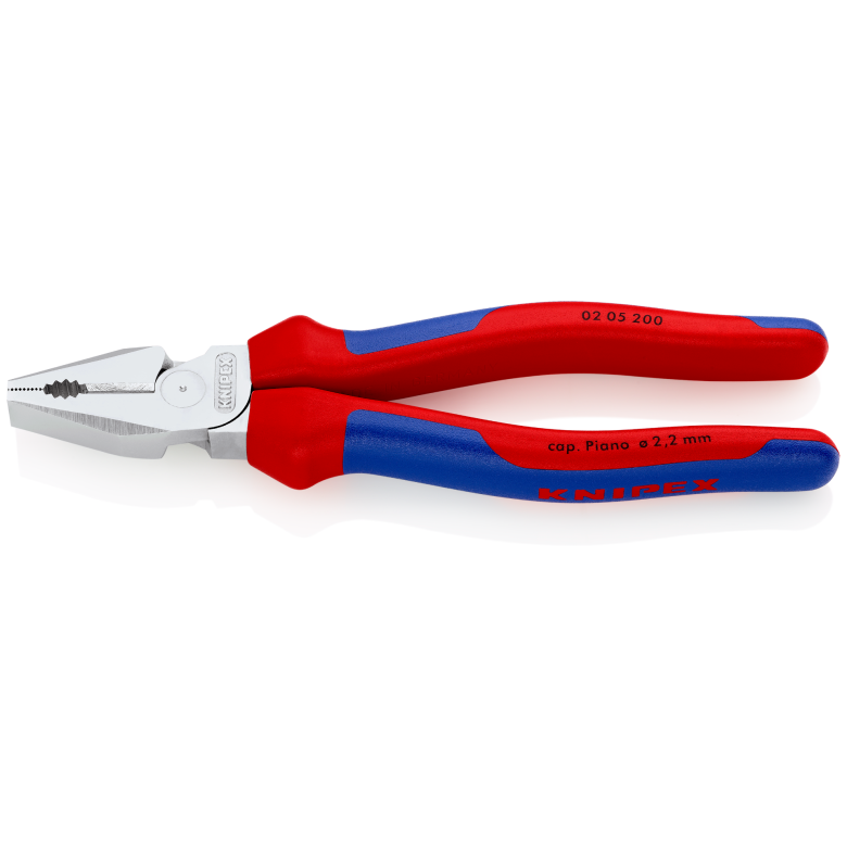 02 05 Series | High-Leverage Combination Pliers | Multi-Component Handle | Chrome - (Various Sizes)