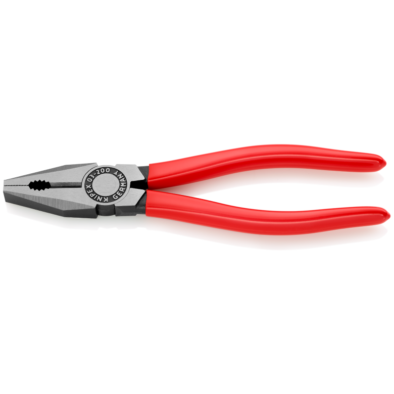 03 01 Series | Combination Pliers | Coated Handle | Black Atramentized - (Various Sizes)