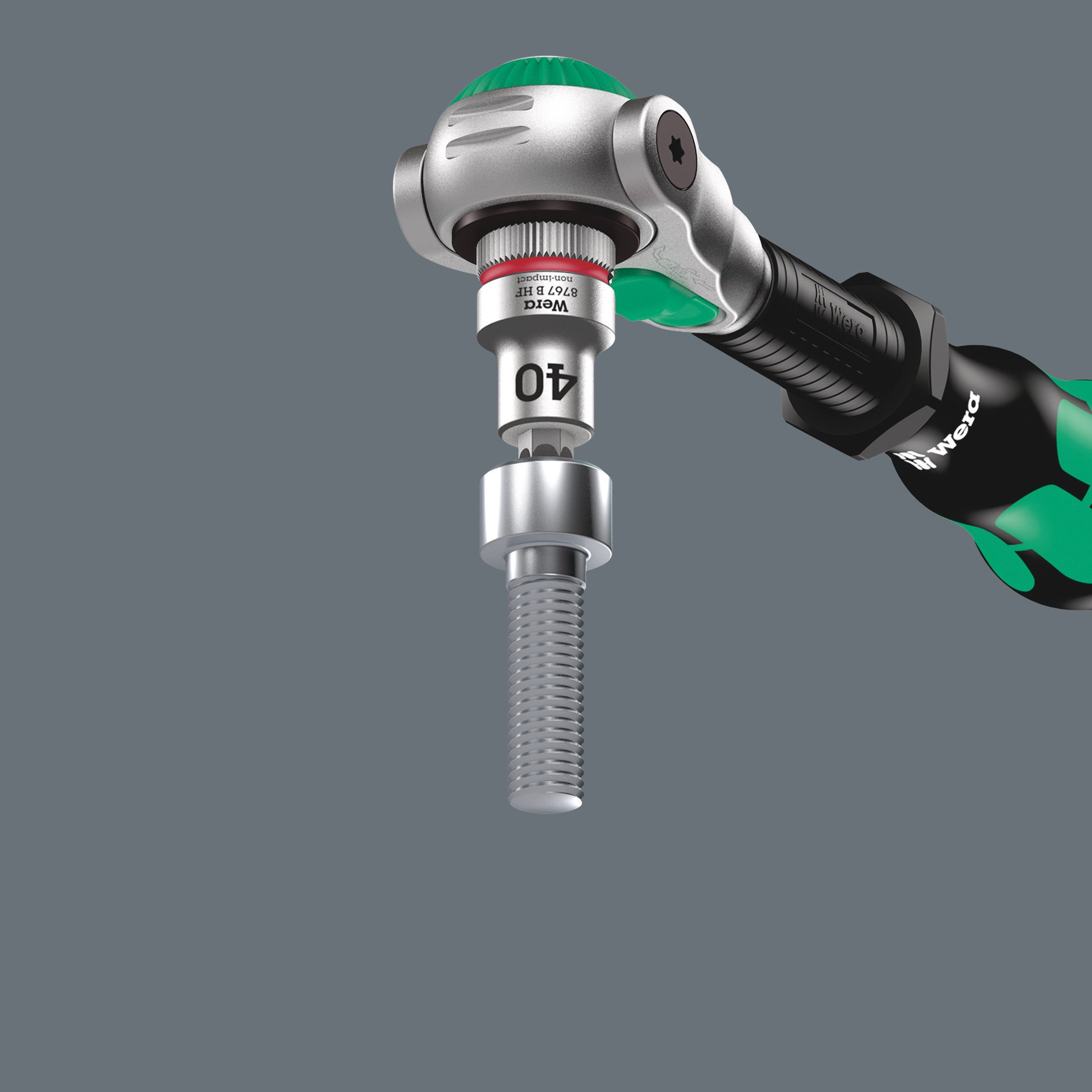 Wera | 05003755001 | 8100 SA | All-In Zyklop Speed 1/4" Metric Ratchet HF-Socket & Bit-Socket Set | 42pc + Tool Pouch