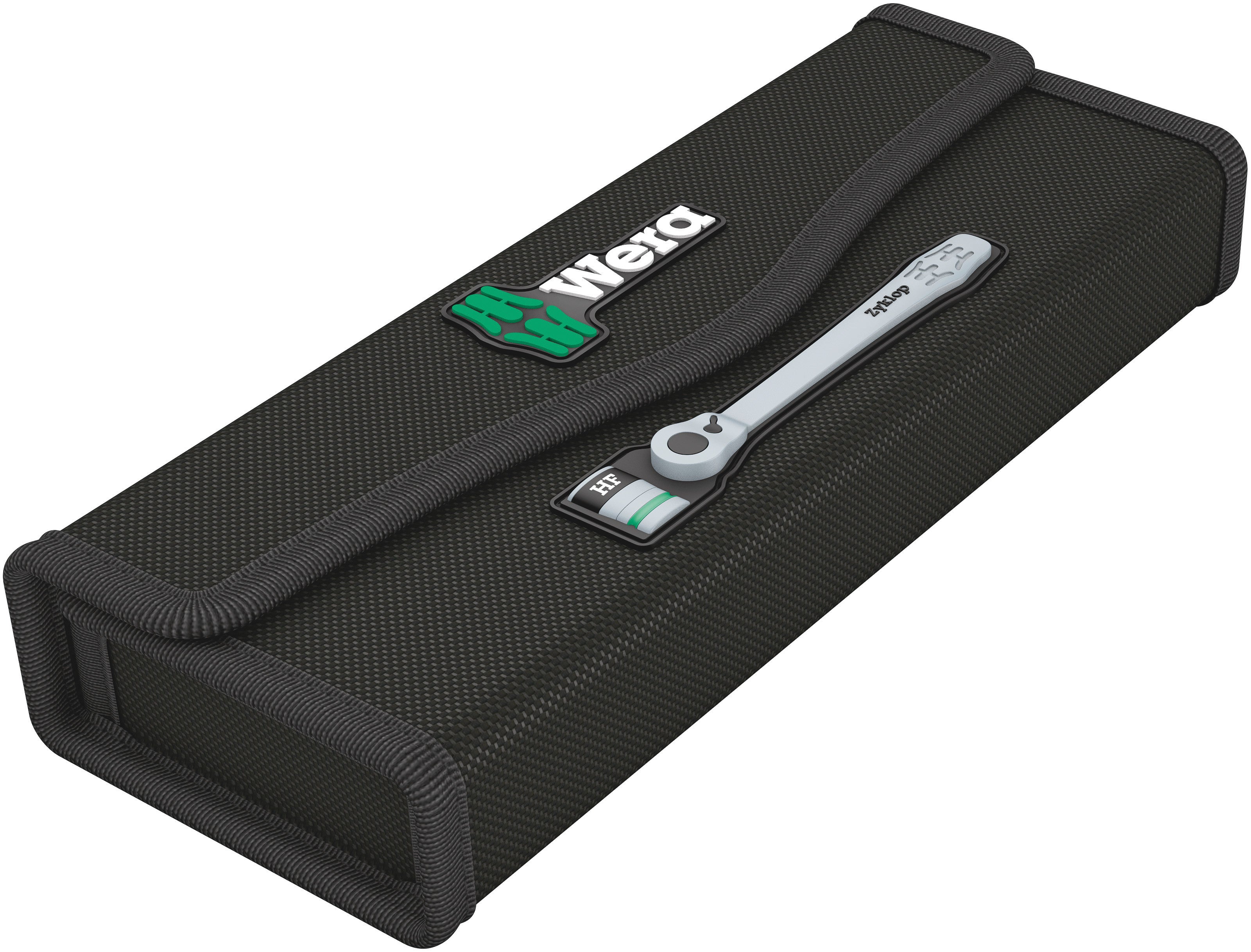 Wera | 05003785001 | 8100 SB HF 1 Zyklop Metal Ratchet Set | 3/8in Drive 13 pc