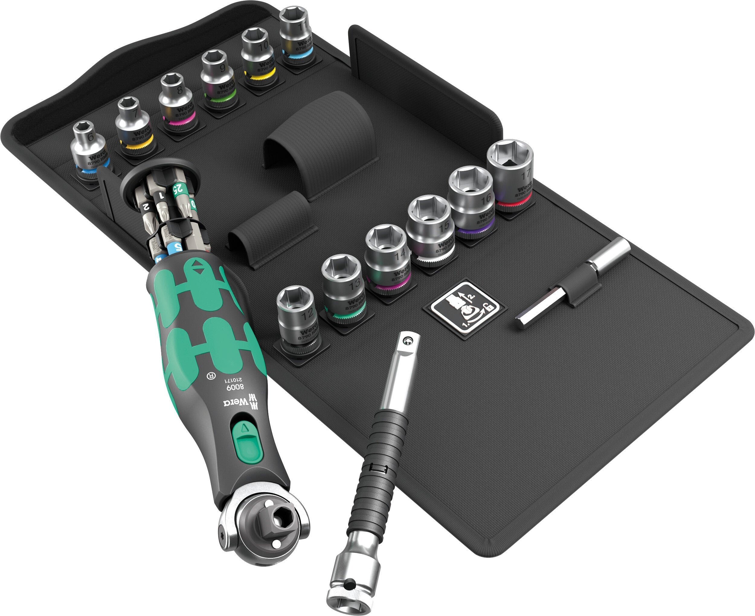 Wera 05004284001 | 8009 Zyklop Pocket Set 27pc