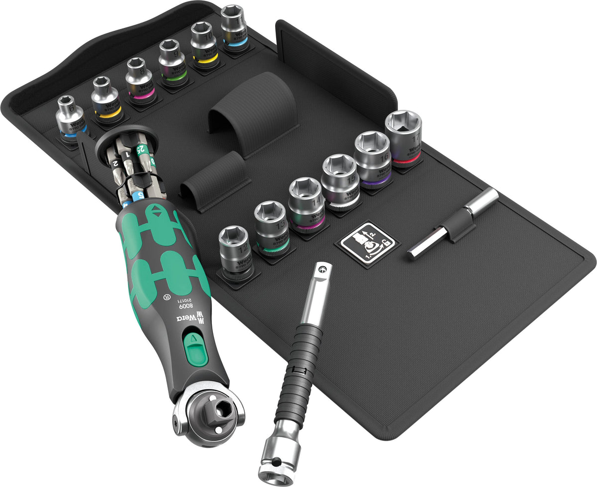 Wera 05004284001 | 8009 Zyklop Pocket Set 27pc