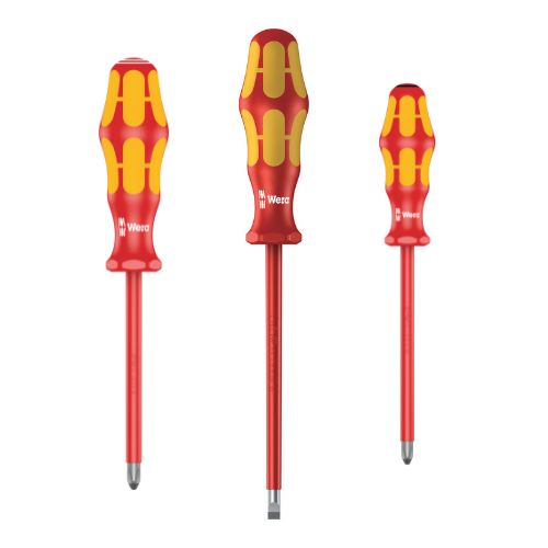 Wera VDE Kraftform Screwdriver - Single (Various Styles + Sizes)