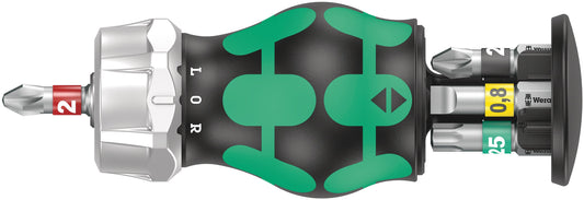 Wera 05008884001 | Kraftform Kompakt Stubby magazine RA 2 Screwdriver | 6Pc
