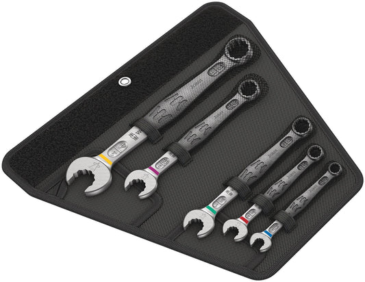 Wera 05020240001 | 6003 Joker Combination Spanner Set Imperial 5pc + Tool Pouch