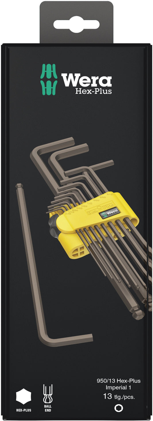 Wera 05021721001 | Imperial Hex-Plus L-Key Set 13pc