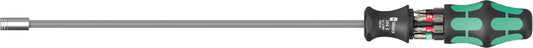 Wera 05051028001 |  Kraftform Kompakt | Universal Long Screwdriver with Bit Set 7pc