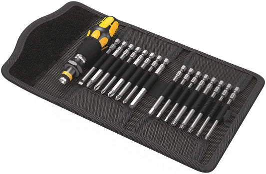 Wera 05051043001 |  ESD Kraftform Kompakt Adjustable Torque Screwdriver | 17pc