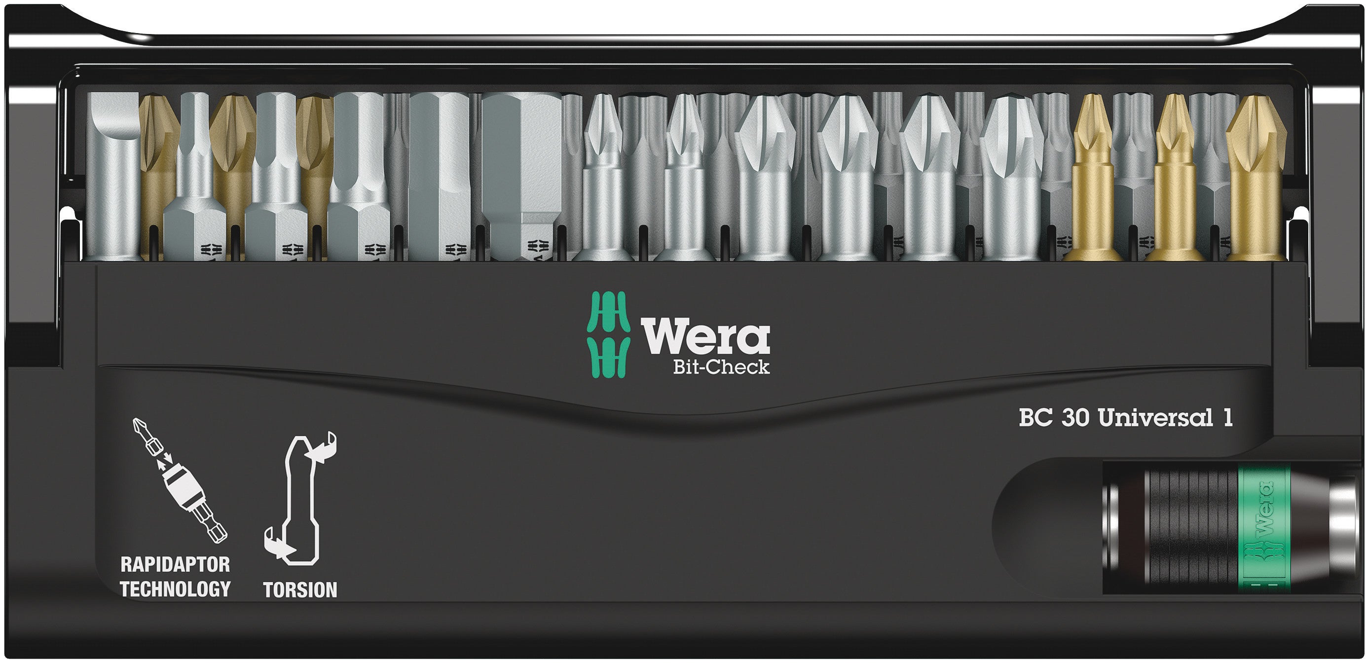 Wera 05056440001 | Bit-Check 30 Universal 1 Bit Set 30pc