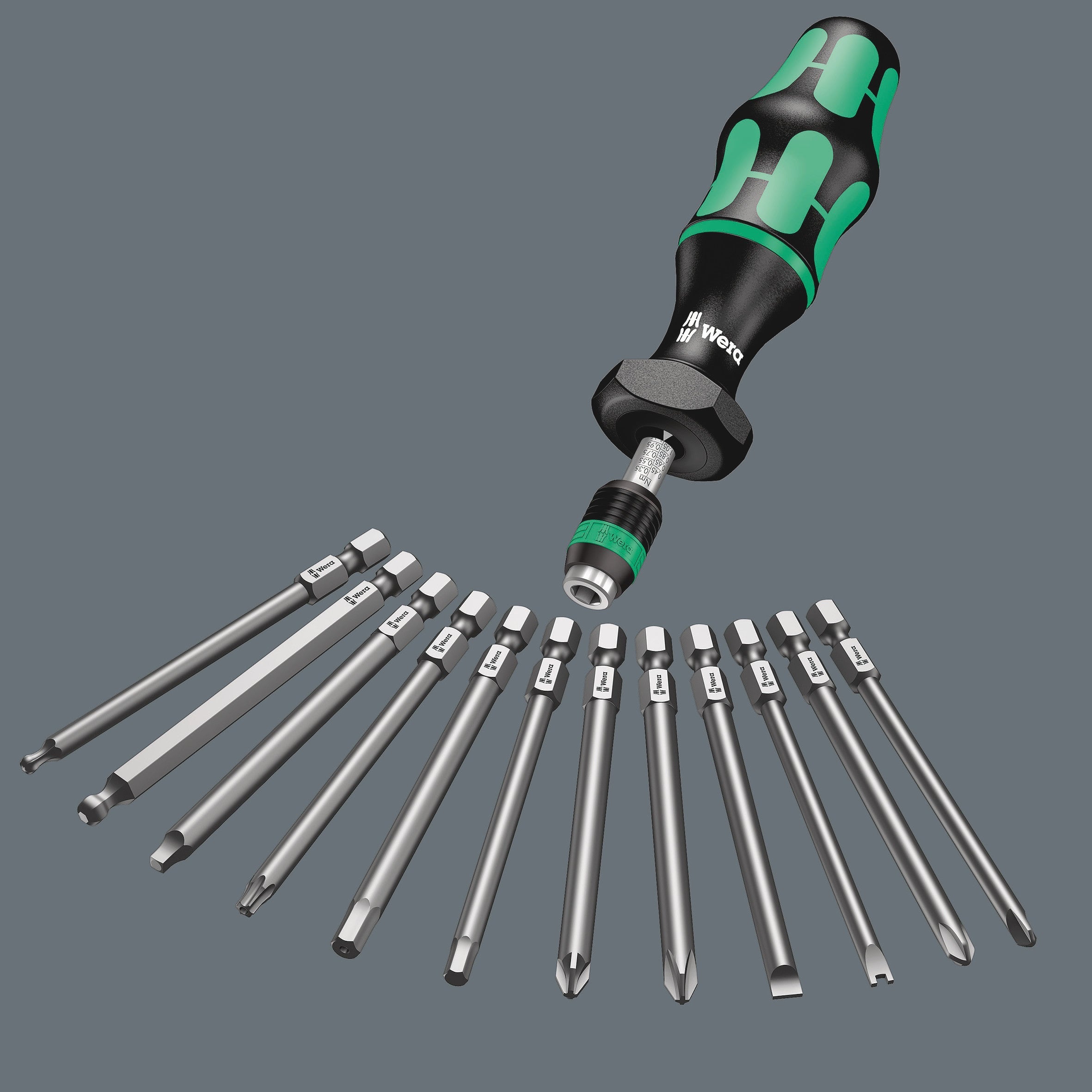 Wera Kraftform Kompakt Ratchet / Torque Screwdriver Bit Set + Tool Pouch (Various Styles + Sizes)