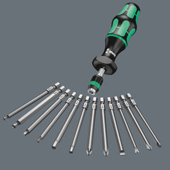 Wera Kraftform Kompakt Ratchet / Torque Screwdriver Bit Set + Tool Pouch (Various Styles + Sizes)