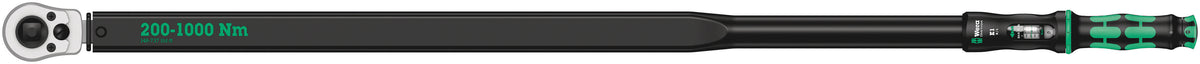 Wera | 05075631001 | Click-Torque E1 | 3/4in Push R/L Adjustable Clockwise and Anti-clockwise Torque-Control Ratchet Torque Wrench | 200-1000Nm
