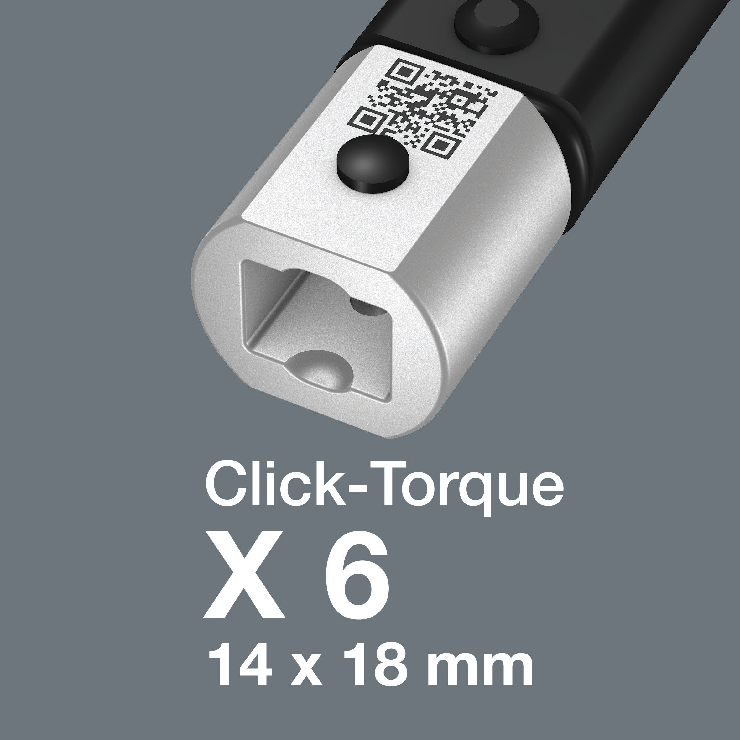 Wera | 05075656001  | Click-Torque X6 Torque Wrench For Insert Tools| 80-400Nm
