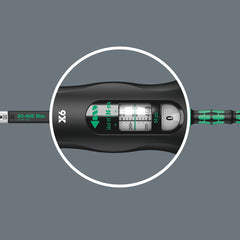 Wera | 05075656001  | Click-Torque X6 Torque Wrench For Insert Tools| 80-400Nm