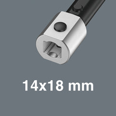 Wera | 05078345001 | 7783 C Square Drive Insert 1/2in - 14x18 mm