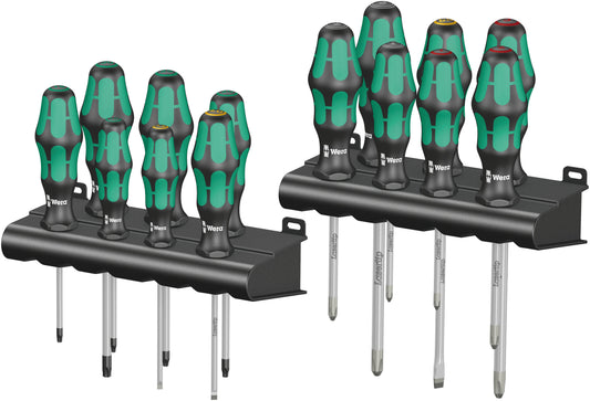 Wera Kraftform Big Pack 300 Screwdriver (SL/PH/PZ/TX) Set 14pc + Plastic Rack