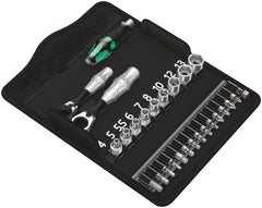 Wera Kraftform Kompakt Zyklop "Mini 2" Screwdriver Bit Set 27pc + Tool Pouch