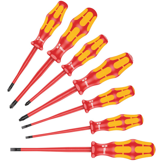 Wera 05135961001 | VDE Kraftform Plus Screwdriver | (SL, PH, PZSL) Set 7pc
