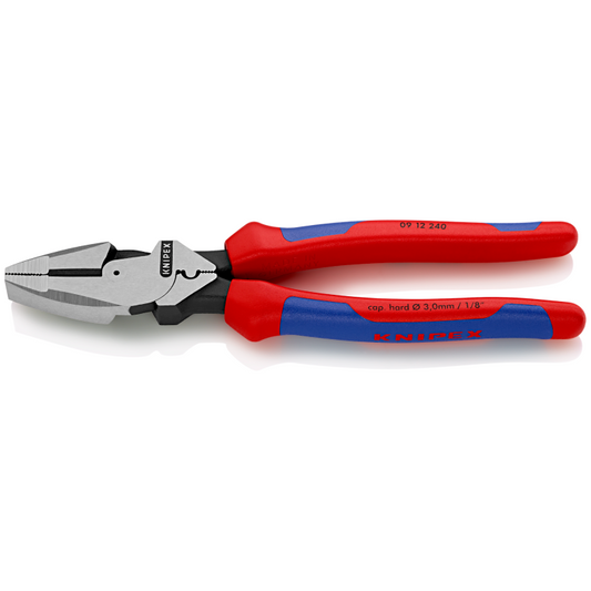 09 12 Series | "American" Linesman's Pliers | Multi-Component Handle | Black Atramentized - 240mm